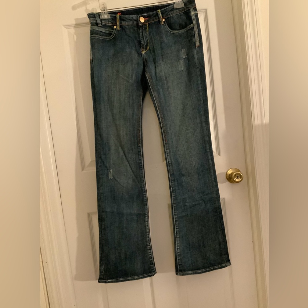 HIP HUGGER, PEPE JEANS, FLARE CUFFS, SLIM, Unisex.
